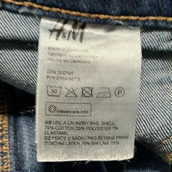 H&M Ultra High Waist Ankle Length Curvy Jegging Jeans Medium Wash - Picture 10 of 10